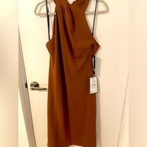 New cross top cocktail dress